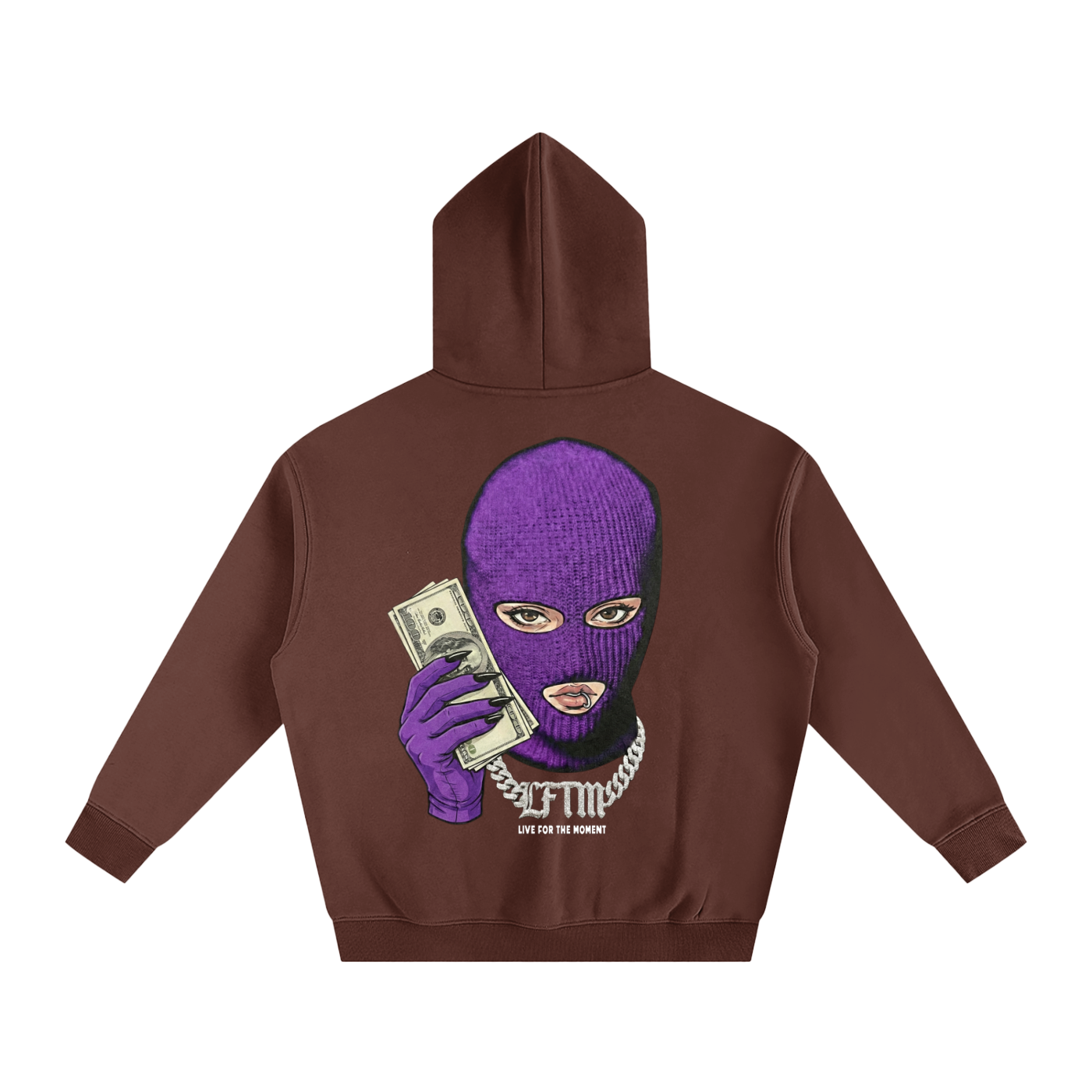 MONEY TALKS - LFTM x WWB (Oversize Fleeced Hoodie)