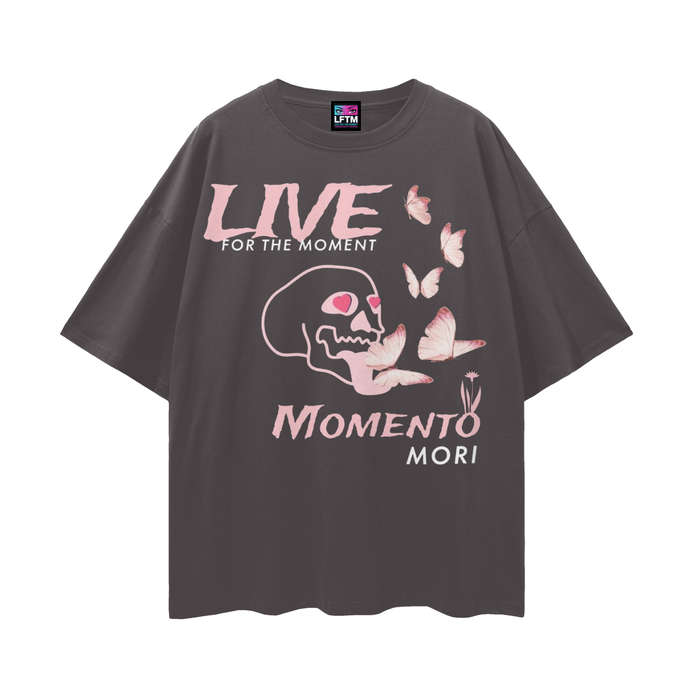 MOMENTO MORI v2_0 TEE (Streetwear Loose Drop Shoulder)