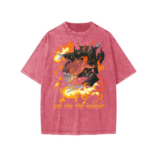 FIRE STARTER (Snow Washed Kids' T-Shirt)