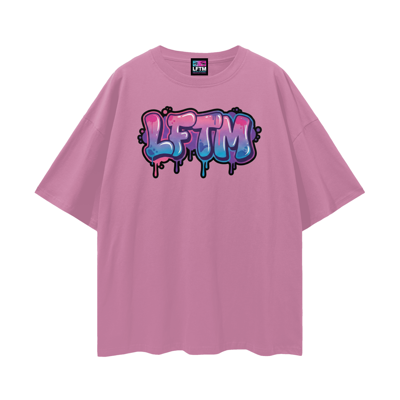 LFTM TAG TEE (Streetwear Loose Drop Shoulder)