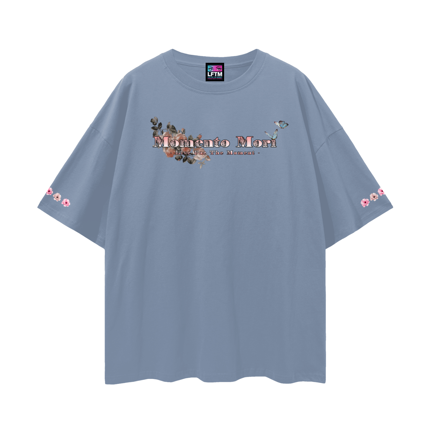 MOMENTO MORI TEE (Streetwear Loose Drop Shoulder)