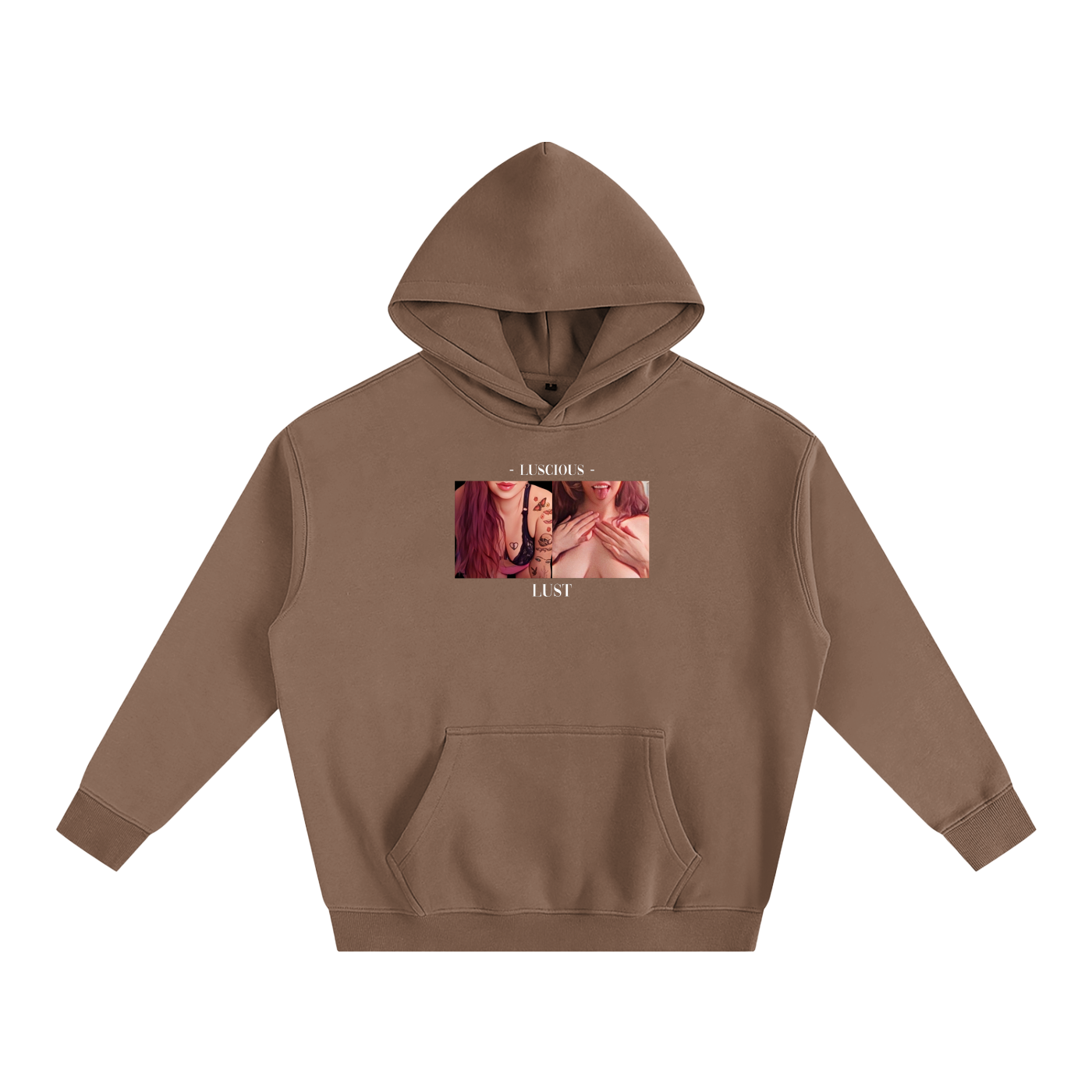 LUST HOODIE - LUSCIOUS x SAGE (Oversize Fleeced)