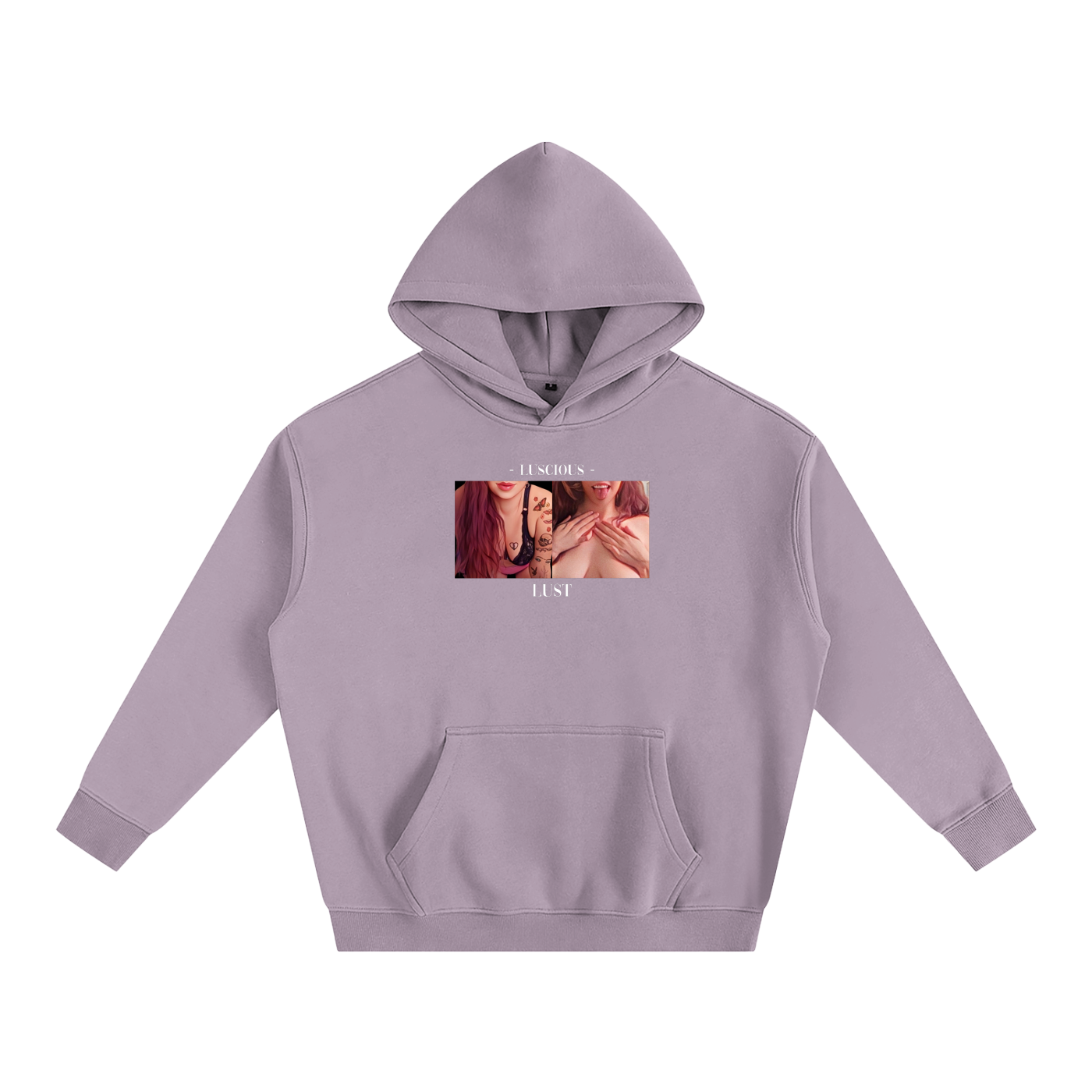 LUST HOODIE - LUSCIOUS x SAGE (Oversize Fleeced)