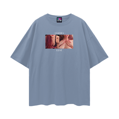 LUST TEE - LUSCIOUS x SAGE (Streetwear Loose Drop Shoulder)