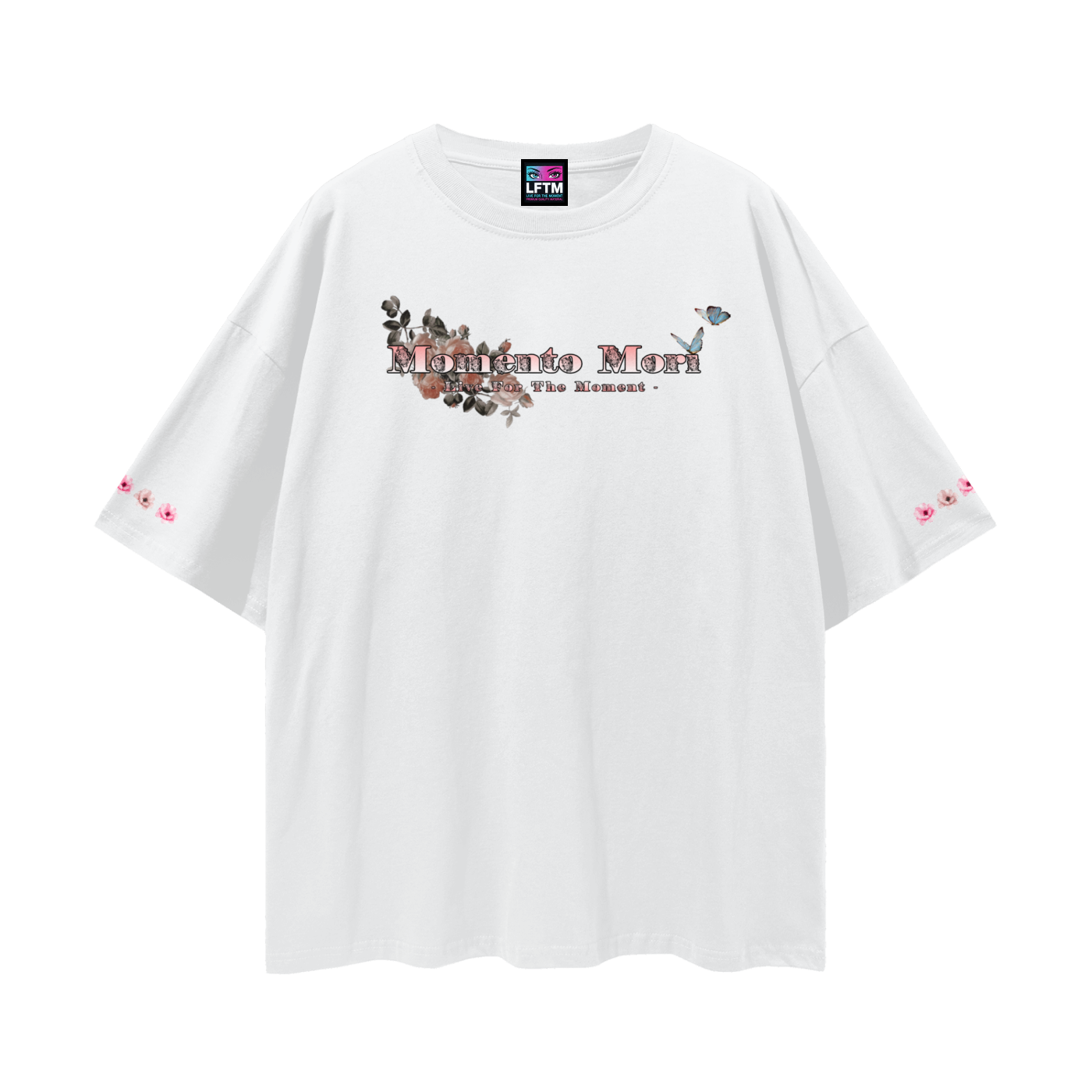 MOMENTO MORI TEE (Streetwear Loose Drop Shoulder)