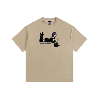 RAVEN LOWE TEE - LFTM x WWB (Vintage Washed Oversized Cotton)