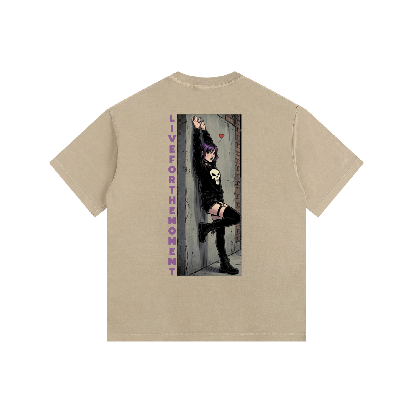 RAVEN LOWE TEE - LFTM x WWB (Vintage Washed Oversized Cotton)