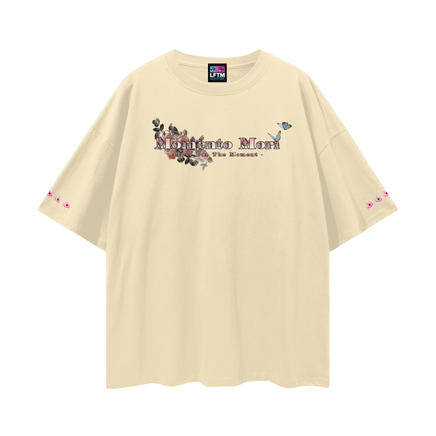 MOMENTO MORI TEE (Streetwear Loose Drop Shoulder)