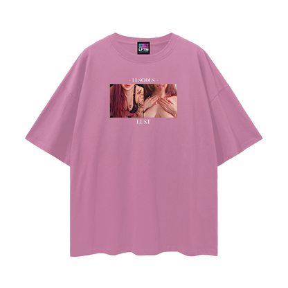 LUST TEE - LUSCIOUS x SAGE (Streetwear Loose Drop Shoulder)