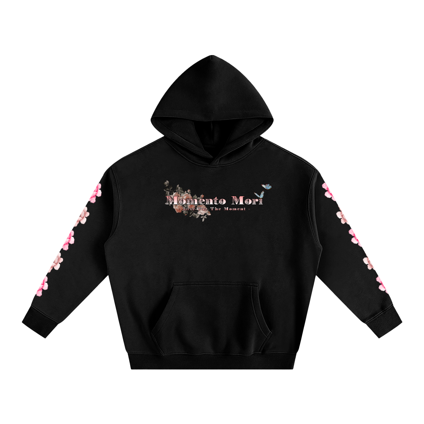 MOMENTO MORI HOODIE (Oversize Fleeced)