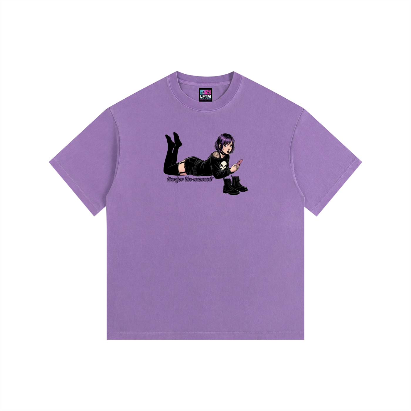 RAVEN LOWE TEE - LFTM x WWB (Vintage Washed Oversized Cotton)