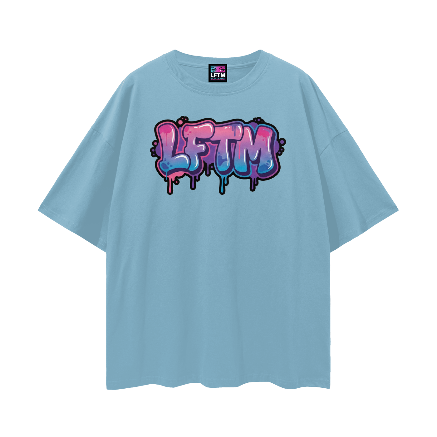 LFTM TAG TEE (Streetwear Loose Drop Shoulder)