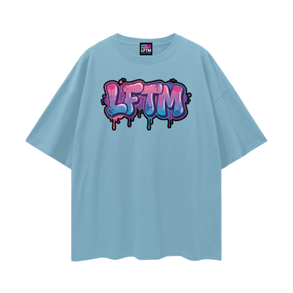 LFTM TAG TEE (Streetwear Loose Drop Shoulder)
