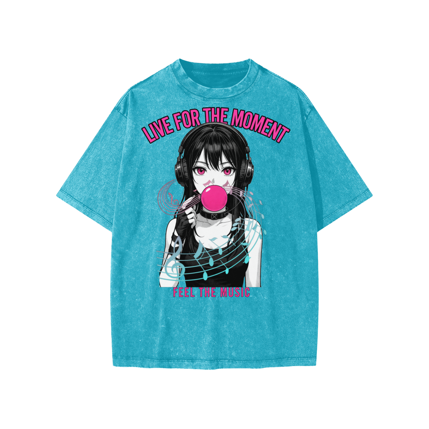 FEEL THE MUSIC (Snow Washed Kids' T-Shirt)