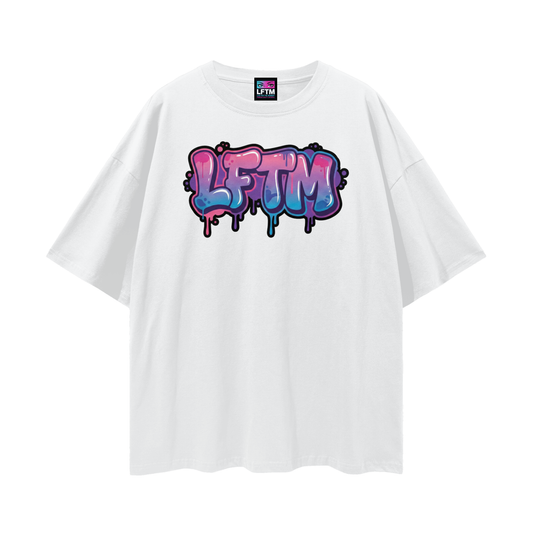 LFTM TAG TEE (Streetwear Loose Drop Shoulder)